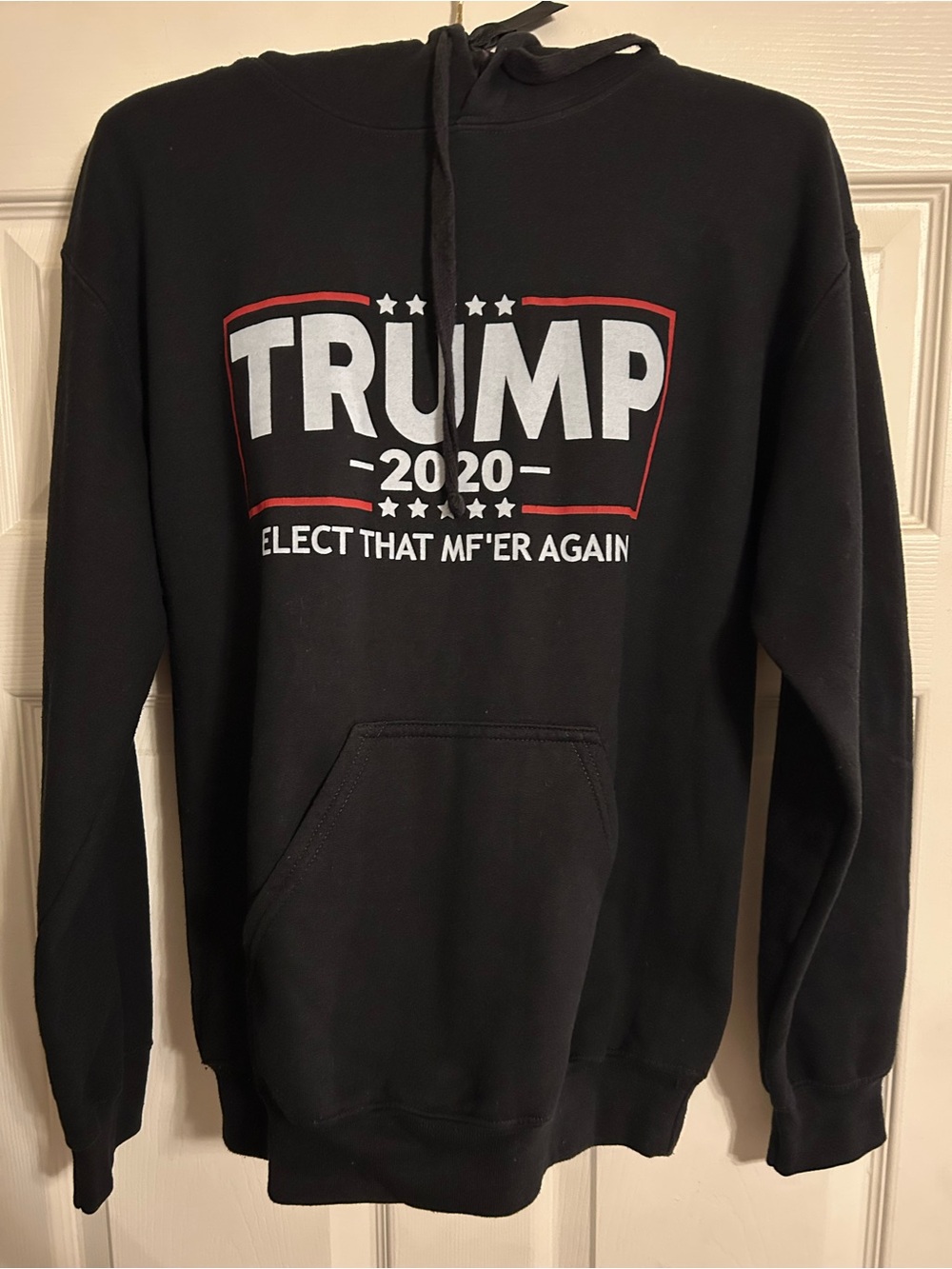 Black Trump Hoodie Sweatshirt America Small